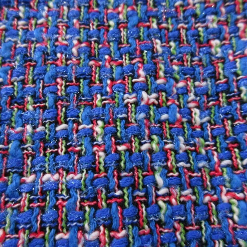 NWT J.Crew Tie-neck Tank Sheath in Blue Red Metallic Autumn Tweed Dress 2